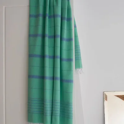 Other bath linens - hammam towel jade green/ocean blue 170x100cm - OTTOMANIA