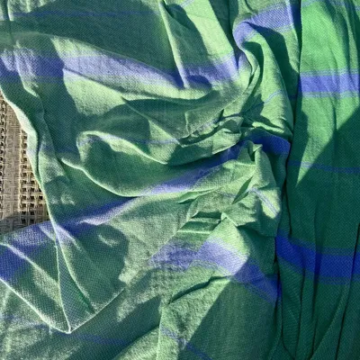 Autres linges de bain - fouta XL pistache/lavande 220x160cm - OTTOMANIA