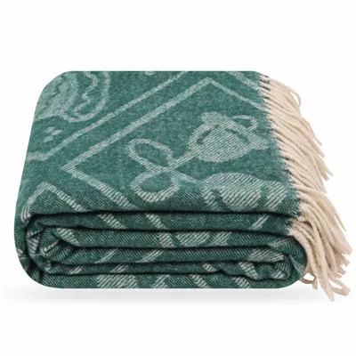 Plaids - Plaid en laine mérinos australienne Noel - LANAVITTA
