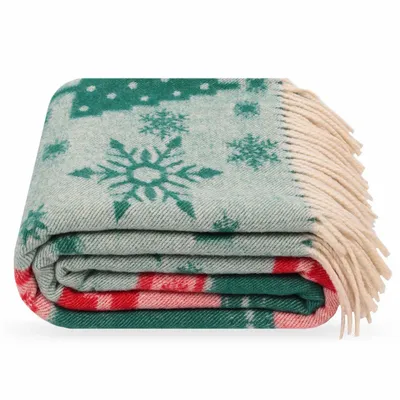Plaids - Plaid australien en laine mérinos pour le Nouvel An - LANAVITTA