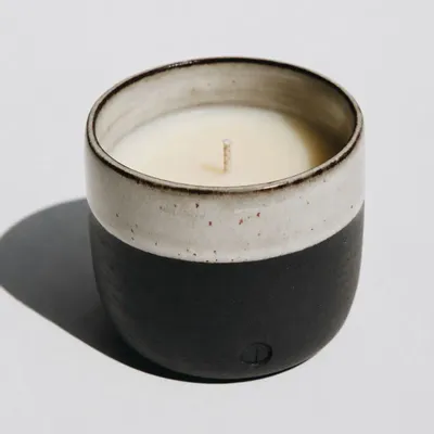 Candles - Ceramic Mug Candle "Land Cream" | Serene (Lavender + Bergamot + Neroli) - OCTŌ