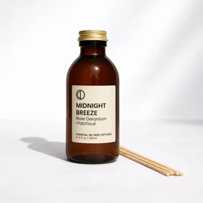 Scent diffusers - Midnight Breeze (Rose Geranium + Patchouli) | Refill for Stick Diffuser - OCTŌ