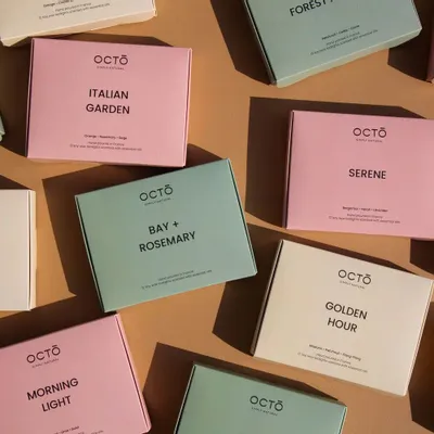 Candles - Tealights | Box of 12 pieces | French Lavender - OCTŌ