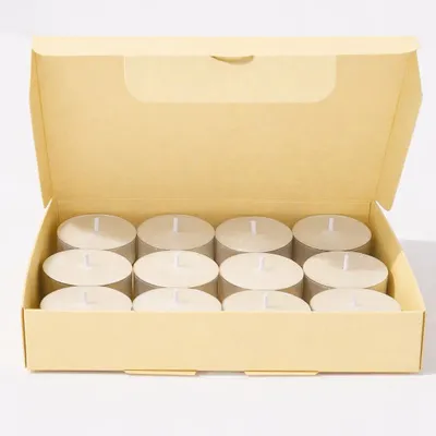 Candles - Tealights | Box of 12 pieces | Lemongrass - OCTŌ