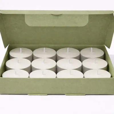 Candles - Tealights | Box of 12 pieces | Hygge (Orange + Spices) - OCTŌ