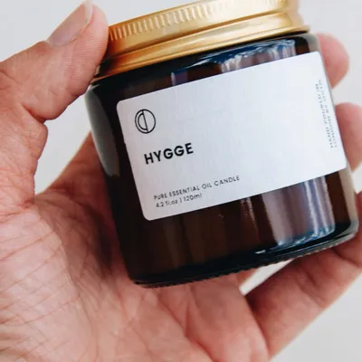 Candles - Hygge (Orange + Spice) | Amber Jar Candle |400ml - OCTŌ