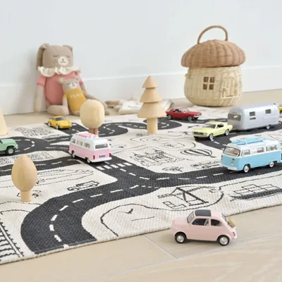 Jouets enfants - Tapis de jeu routes de France - NOREV