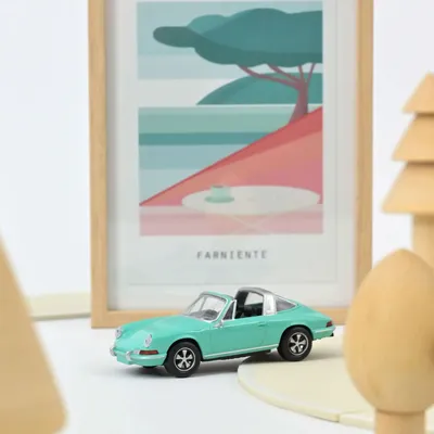 Jouets enfants - Voiture jouet Porsche 911 Targa 1969 Vert menthe Jet-car 1/43 - NOREV