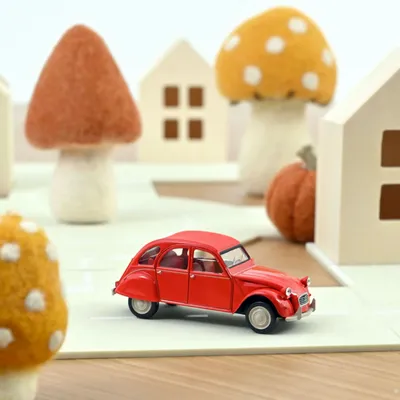 Jouets enfants - Voiture jouet Citroën 2CV 1978 Rouge Géranium Jet-car 1/43 - NOREV