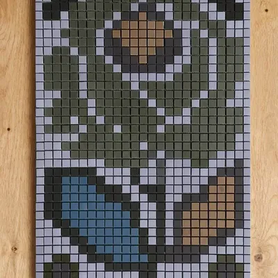 Mosaics - Modular Mosaic Decor - Broderie Collection - FRAGMENT - STUDIO DE MOSAÏQUE