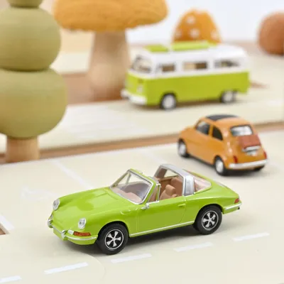Jouets enfants - Voiture jouet Porsche 911 Targa 1969 Lightgreen Jet-car 1/43 - NOREV