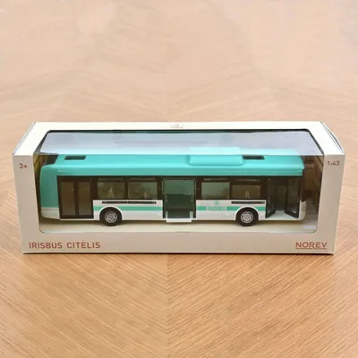 Jouets enfants - Bus Irisbus Bleu Plastigam 1/43 - NOREV