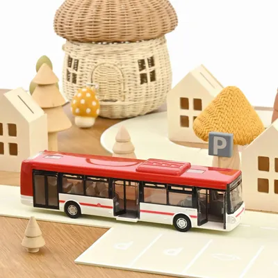 Jouets enfants - Bus Irisbus Rouge Plastigam 1/43 - NOREV
