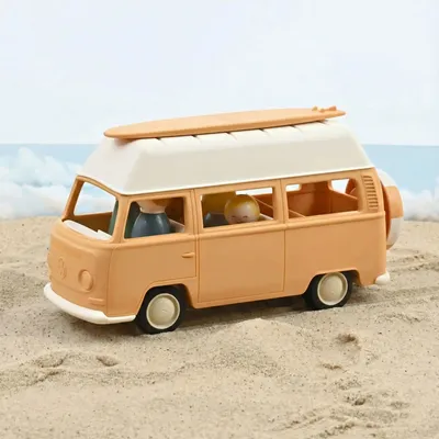 Jouets enfants - Volkswagen Combi T2 Jaune Plastigam 1/24 - NOREV