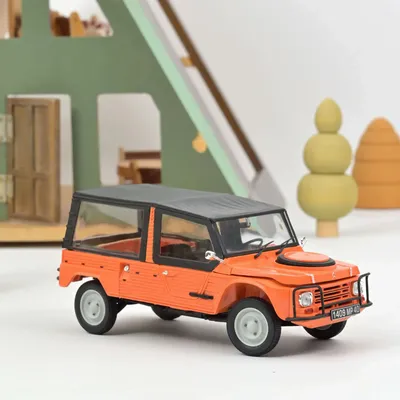 Cadeaux - Citroën Méhari 4x4 1979 Orange Kirghiz - Voiture miniature 1/18 - NOREV