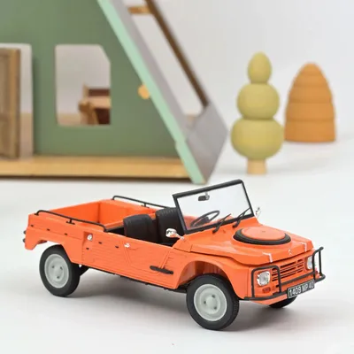 Cadeaux - Citroën Méhari 4x4 1979 Orange Kirghiz - Voiture miniature 1/18 - NOREV