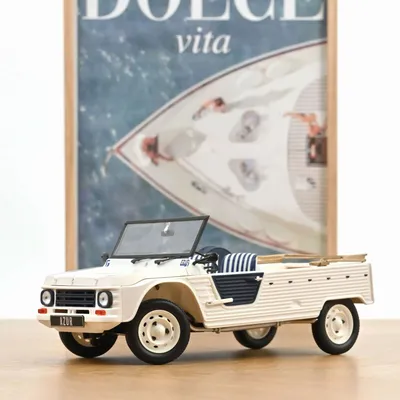 Cadeaux - Citroën Méhari Azur 1983 - Voiture miniature 1/18 - NOREV