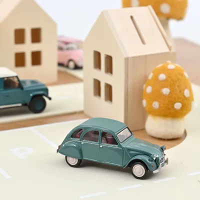 Toys - Toy car Citroën 2CV 1971 Agave Green Jet-car 1/43 - NOREV