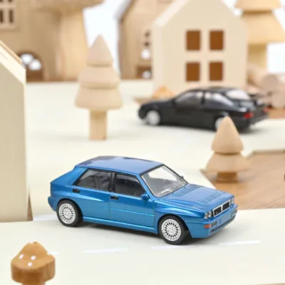 Jouets enfants - Voiture jouet Lancia Delta HF Evo 2 1993 Bleu Lagos Jet-car 1/43 - NOREV