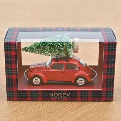 Jouets enfants - Voiture jouet VW Coccinelle 1973 Noël Jet-car 1/43 - NOREV