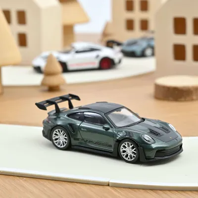 Jouets enfants - Voiture jouet Porsche 911 GT3 RS 2022 Vert Malachite Pack Weissach Jet-car 1/43 - NOREV