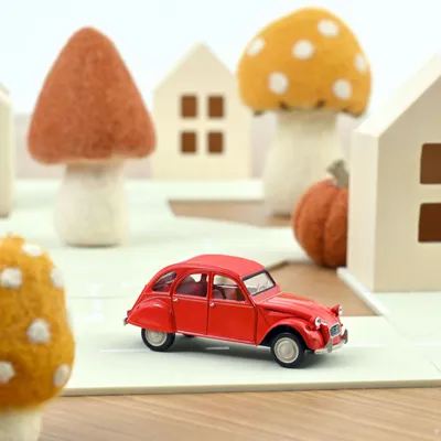 Jouets enfants - Voiture jouet Citroën 2CV 1978 Rouge Géranium Jet-car 1/43 - NOREV