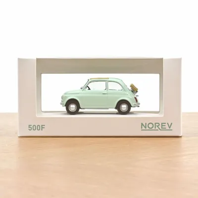 Toys - Toy car Fiat 500 F 1965 Pastel Blue Jet-car 1/43 - NOREV