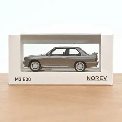Toys - Toy car BMW M3 E30 1986 Silver Jet-car 1/43 - NOREV