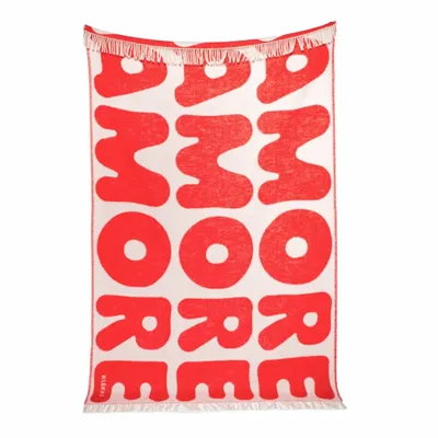 Throw blankets - Wool Throw Blanket in Red – KLEKKS NO. 11 (AMORE) - KLEKKS