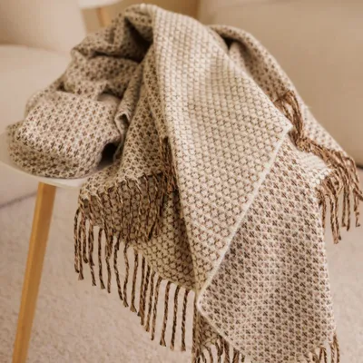 Plaids - Plaid en laine mélangée Milena - LANAVITTA