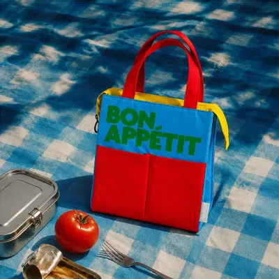Couverts & ustensiles de cuisine - SAC À DÉJEUNER BON APPÉTIT MULTICOLORE HF - HELIO FERRETTI