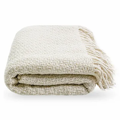 Throw blankets - Wool Blend Throw Symphony - LANAVITTA