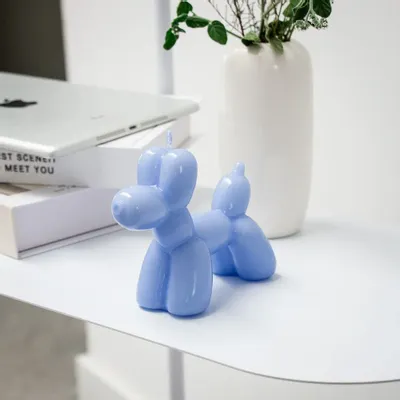 Bougies - BALLON BLEU CHIEN BOUGIE HF - HELIO FERRETTI