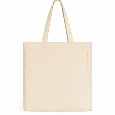 Bags and totes - Reusable velvet bag - Beige (41,5x10x 9cm) - MOONPACK