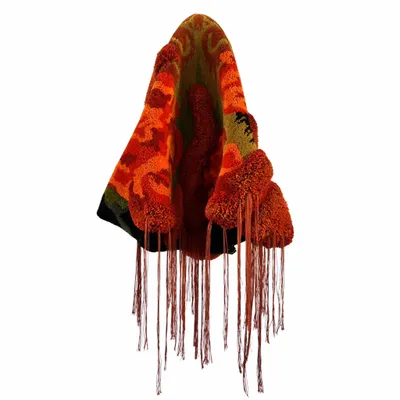Contemporary carpets - Textile wall sculpture — Unique piece — Vernaculario III - ATELIER SAGRADO