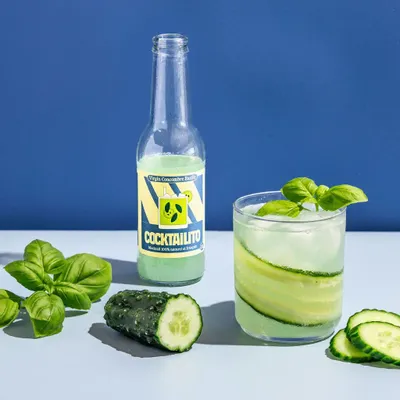 Épicerie fine - Mocktail: Virgin Concombre Basilic (0%) - COCKTAILITO