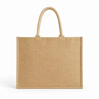 Bags and totes - Natural Jute Reusable Bag — Ibiza L (45 × 20 × 34 cm) - MOONPACK
