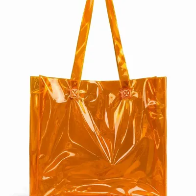Bags and totes - Reusable PVC bag — Rio Orange (40×14×40cm) - MOONPACK