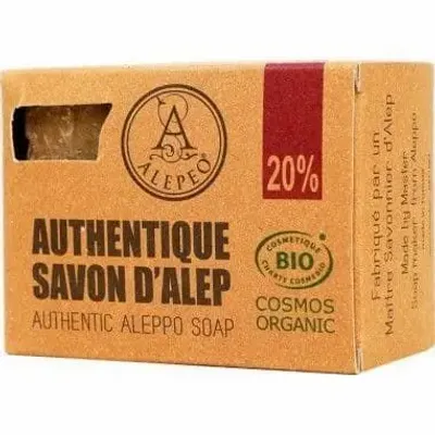 Soaps - Organic Cosmos Aleppo Soap, 20% Laurel Oil, 200g - ARABESK