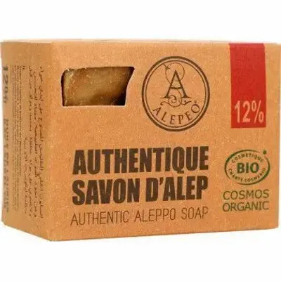 Savons - Savon d'alep Cosmos Biologique 12% huile de laurier 200g - ARABESK