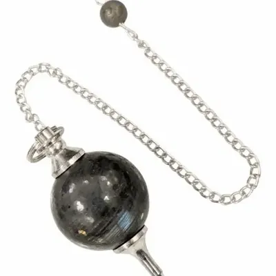 Bijoux - Pendule Sphère Labradorite 4cm - ARABESK