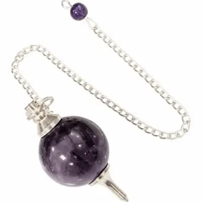 Jewelry - Amethyst Sphere Pendulum 4cm - ARABESK