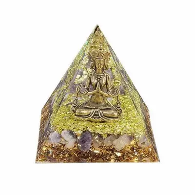 Decorative objects - Orgonite Pyramid, Shiva & Amethyst - ARABESK