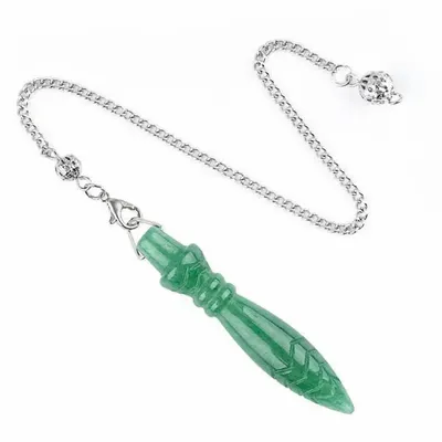 Thoth Pendulum, Grade-A Green Aventurine - ARABESK