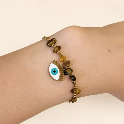 Bracelets - Tiger's Eye A Protection Bracelet – Evil Eye - ARABESK