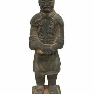 Objets de décoration - Statue Noire en Terracotta Général 21cm - ARABESK