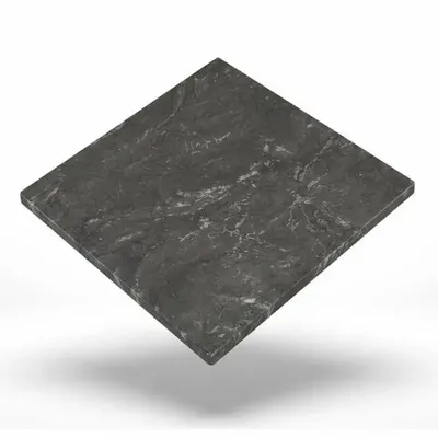 Other tables - Dark grey marble top — 450 × 450 mm - SAGIT