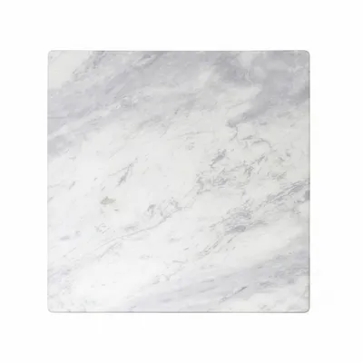 Other tables - Light Grey Marble Top — Square 450 × 450 mm - SAGIT