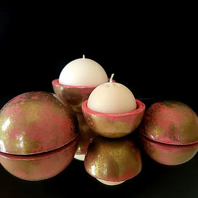 Design objects - Globe Classic Candle — Peony - PONPON CURIOSITAS