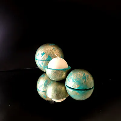 Objets de décoration - Bougie Globe Classic — Vétiver - PONPON CURIOSITAS